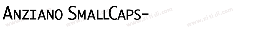 Anziano SmallCaps字体转换
